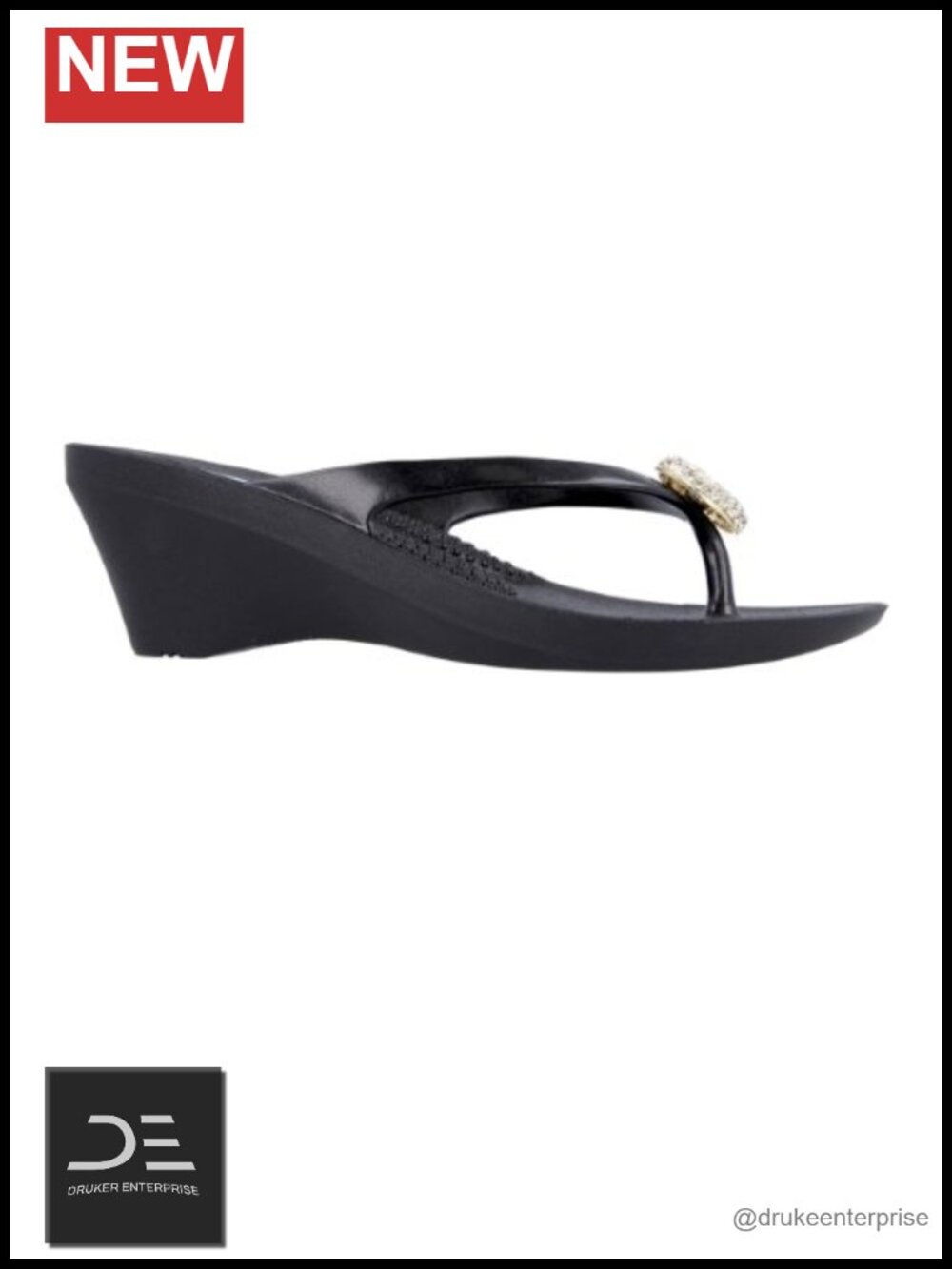 Wedge Sandals with Arch Support & Waterproof Bio-Based Material